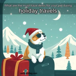 Artistic representation for What are the must have items for your pet during holiday travels