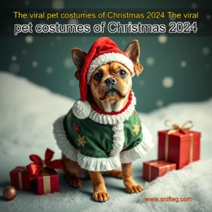 Artistic representation for The viral pet costumes of Christmas 2024 The viral pet costumes of Christmas 2024