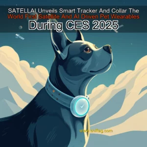 Artistic representation for SATELLAI Unveils Smart Tracker And Collar The World First Satellite And AI Driven Pet Wearables During CES 2025