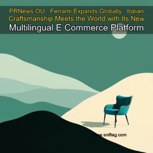 Artistic representation for PRNews OU : Ferranti Expands Globally : Italian Craftsmanship Meets the World with Its New Multilingual E Commerce Platform
