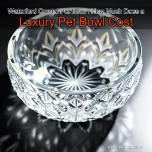 Artistic representation for Waterford Crystal Pet Bowl : How Much Does a Luxury Pet Bowl Cost