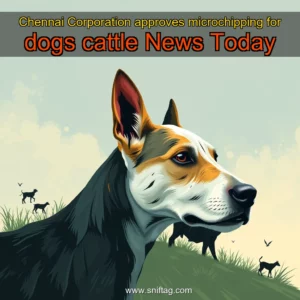 Artistic representation for Chennai Corporation approves microchipping for dogs cattle News Today