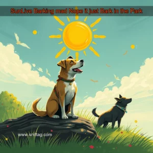 Artistic representation for SunLive Barking mad Nope it just Bark in the Park