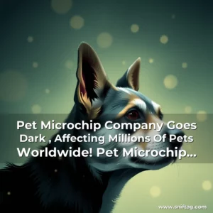 Artistic representation for Pet Microchip Company Goes Dark , Affecting Millions Of Pets Worldwide! Pet Microchip Company Goes Dark, Affecting Millions Of Pets Worldwide.