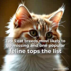Artistic representation for Top 5 cat breeds most likely to go missing and one popular feline tops the list