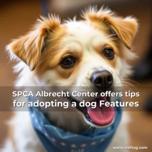 Artistic representation for SPCA Albrecht Center offers tips for adopting a dog Features