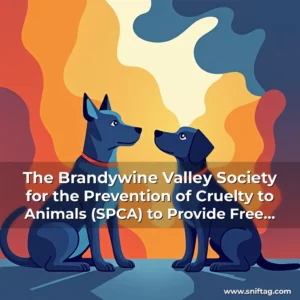 Artistic representation for The Brandywine Valley Society for the Prevention of Cruelty to Animals (SPCA) to Provide Free Microchips to D.C. Pets