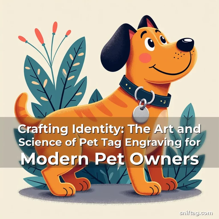 Crafting Identity: The Art and Science of Pet Tag Engraving for Modern Pet Owners
