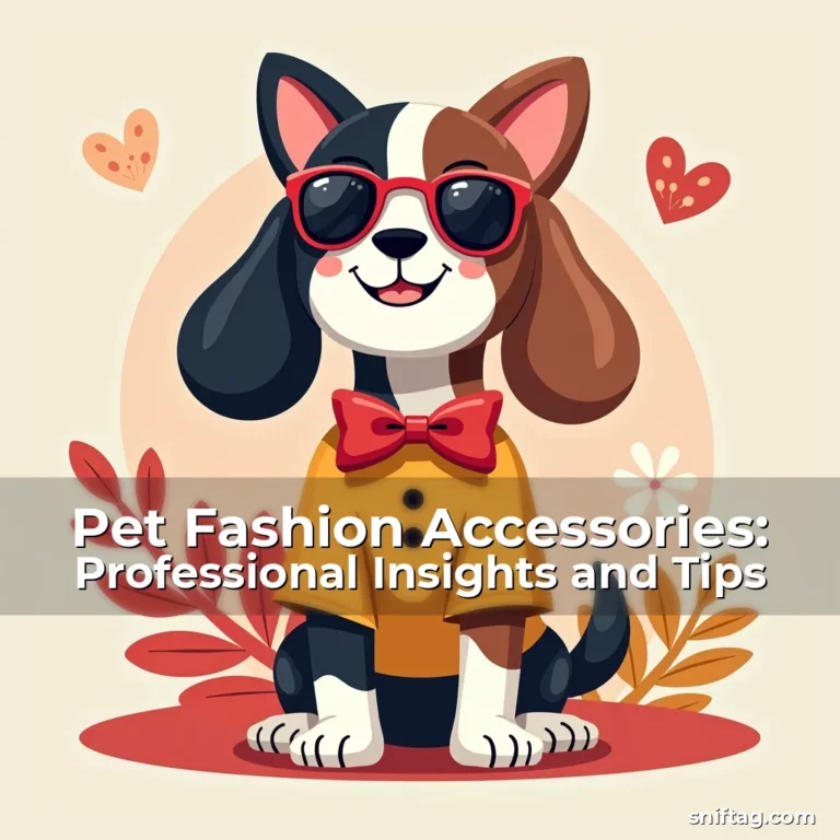 Pet Fashion Accessories: Professional Insights and Tips