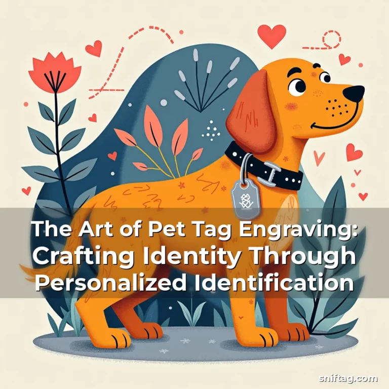 The Art of Pet Tag Engraving: Crafting Identity Through Personalized Identification